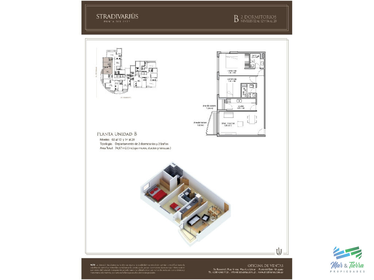 Apartamento ID.1344 - Apartamento en Roosevelt, 2 dormitorios *