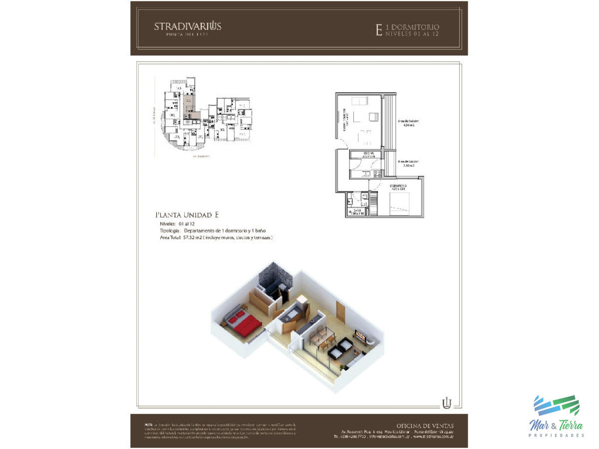Apartamento ID.1344 - Apartamento en Roosevelt, 2 dormitorios *