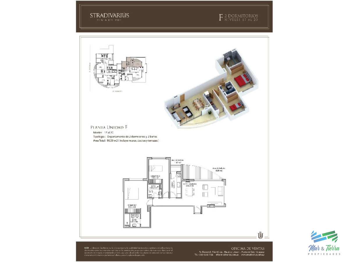 Apartamento ID.1344 - Apartamento en Roosevelt, 2 dormitorios *