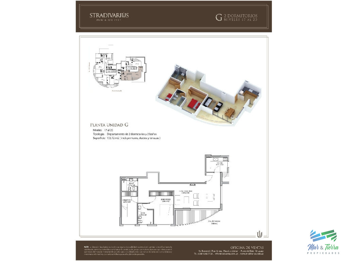 Apartamento ID.1344 - Apartamento en Roosevelt, 2 dormitorios *