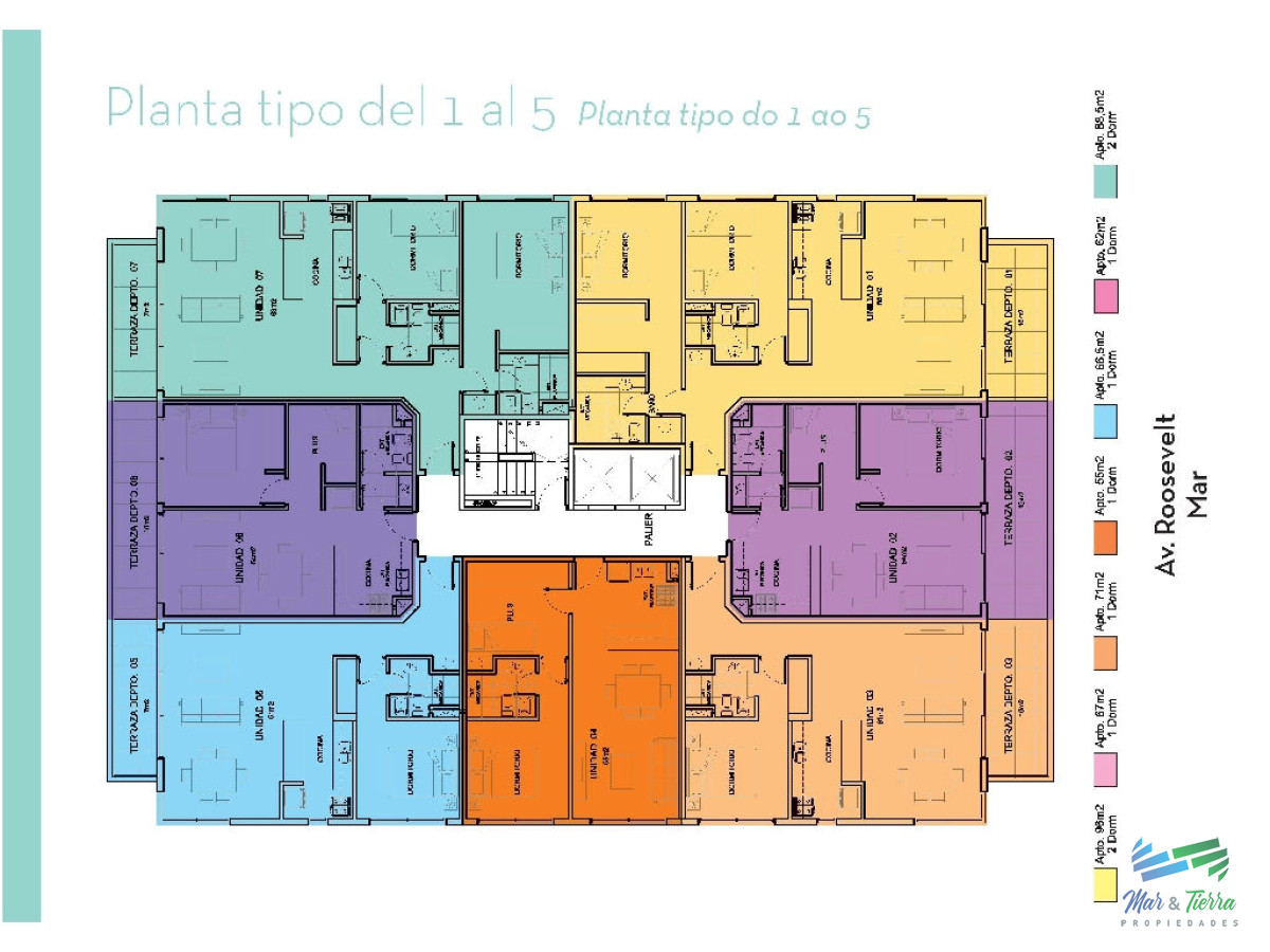 Apartamento ID.841 - Apartamento en Roosevelt, 2 dormitorios *