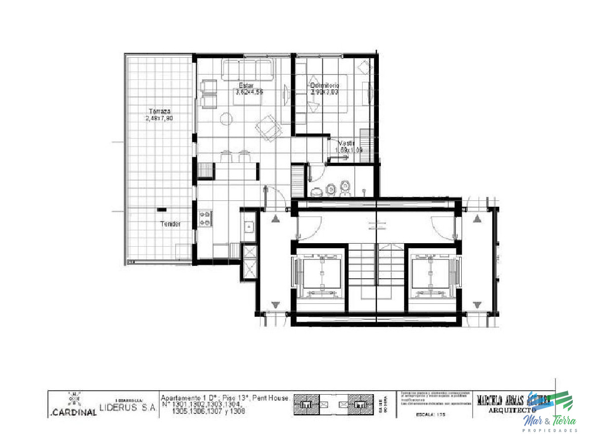 Apartamento ID.880 - Apartamento en Centro, 1 dormitorios *