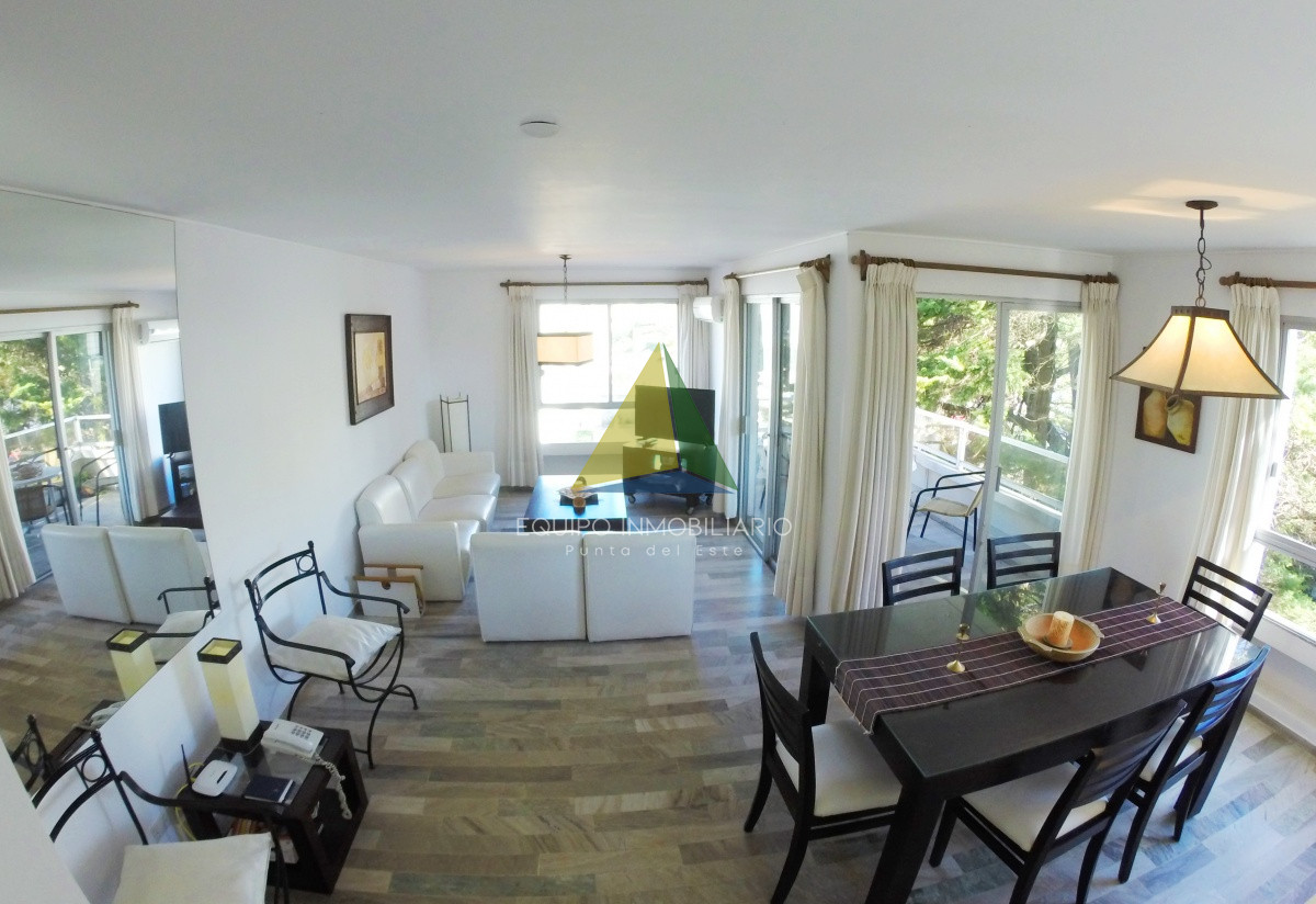 Apartamento en alquiler, 3 dormitorios, Punta del Este - Ref : EQP860 - EQU860A