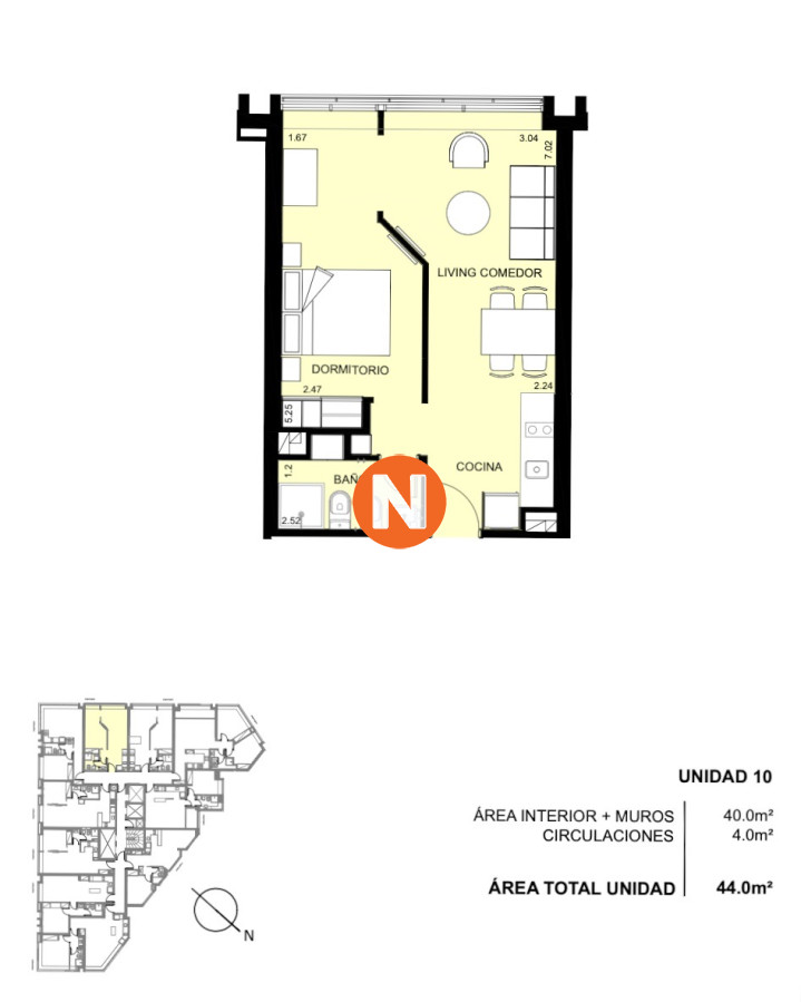 Apartamento Ref.219602 - Apartamento, 1 dormitorio, Punta del Este, Roosevelt, Venta