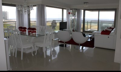 Apartamento, 3 dorm y dep, Punta del Este, Playa Brava, Venta y Alquiler