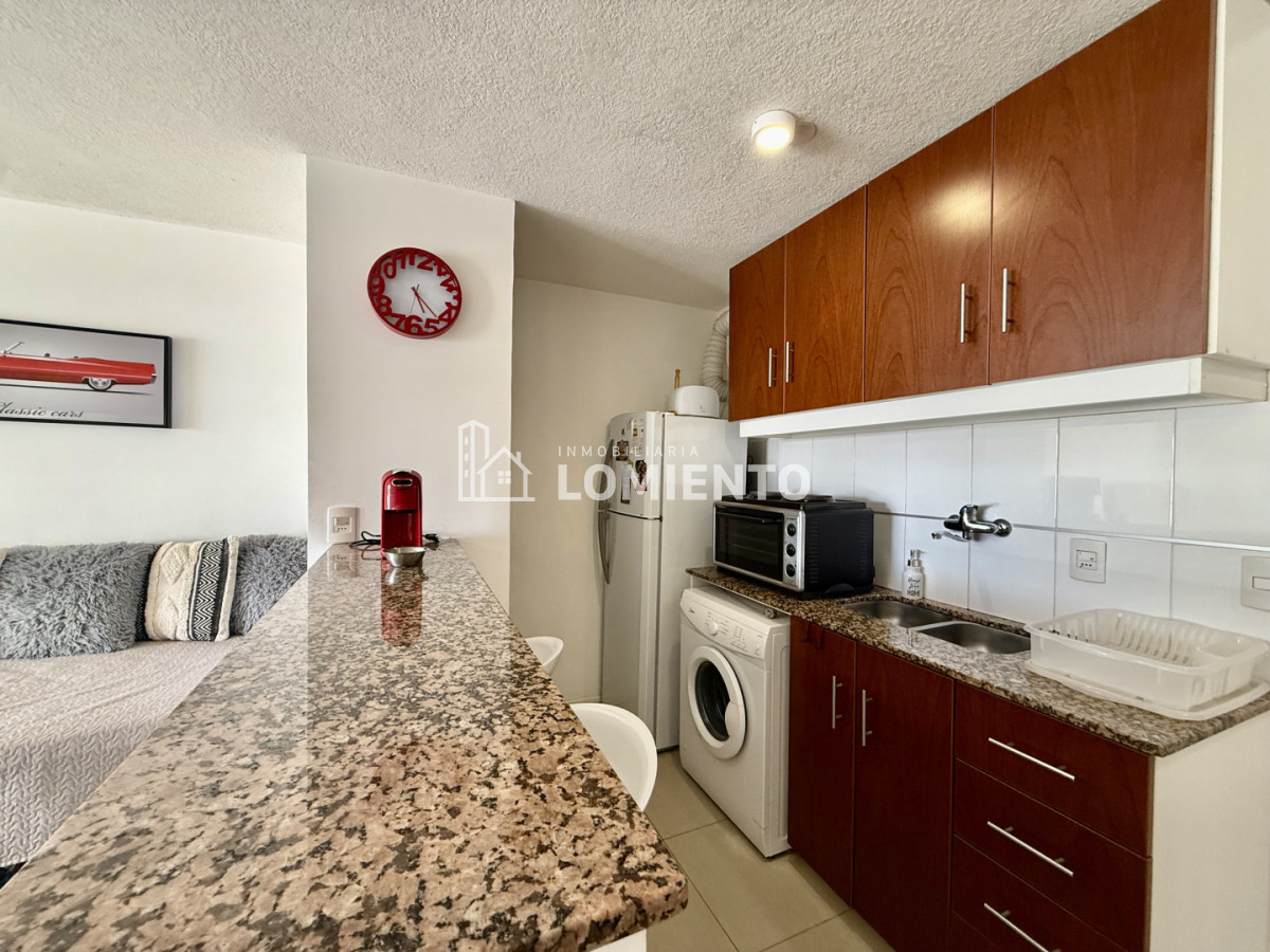 Apartamento ID.1516 - Alquiler temporada monoambiente con terraza Playa Mansa 