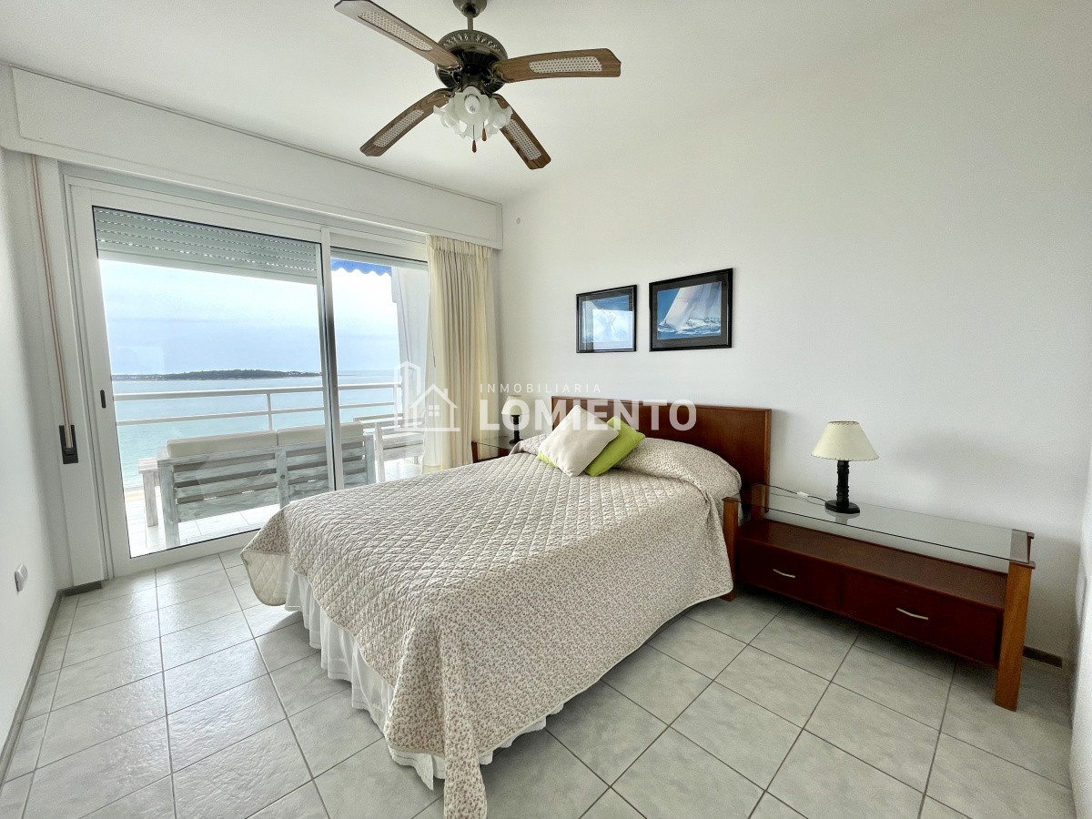 Apartamento ID.1232 - Alquiler temporada apartamento 1 dormitorio Playa Mansa, vista al mar!!