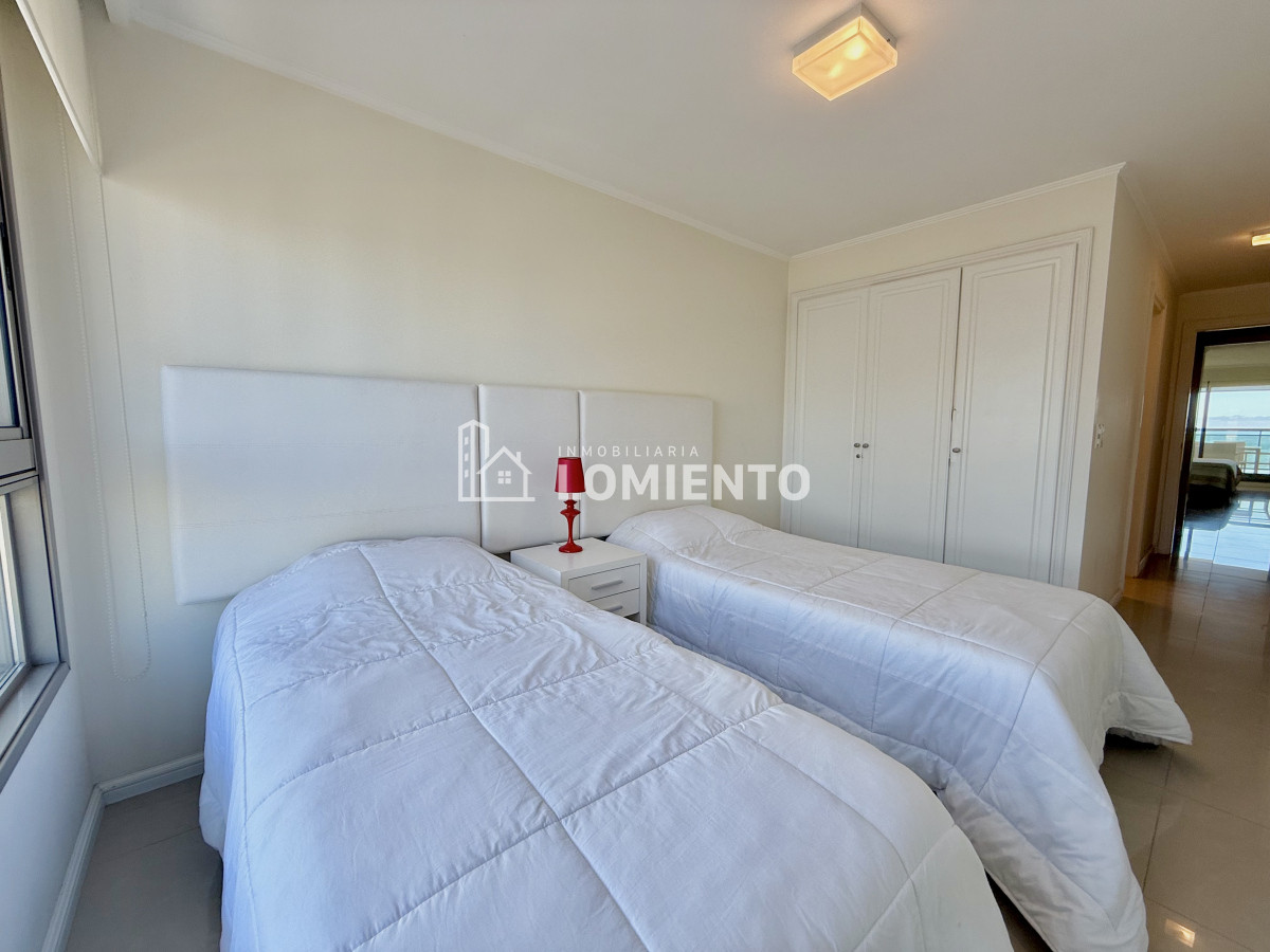 Apartamento ID.624 - venta- alquiler temporada apartamento 3 dormitorios frente al mar, torre imperiale