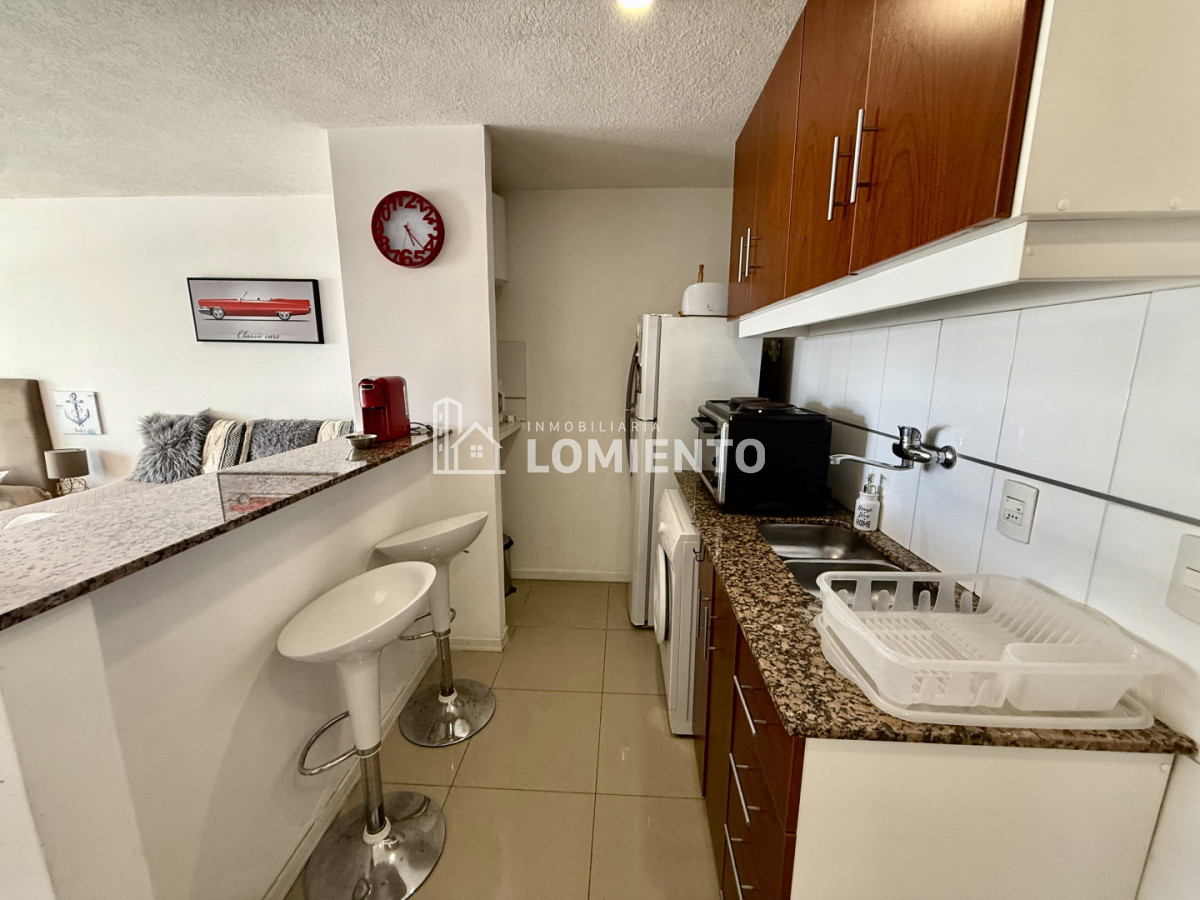 Apartamento ID.1516 - Alquiler temporada monoambiente con terraza Playa Mansa 
