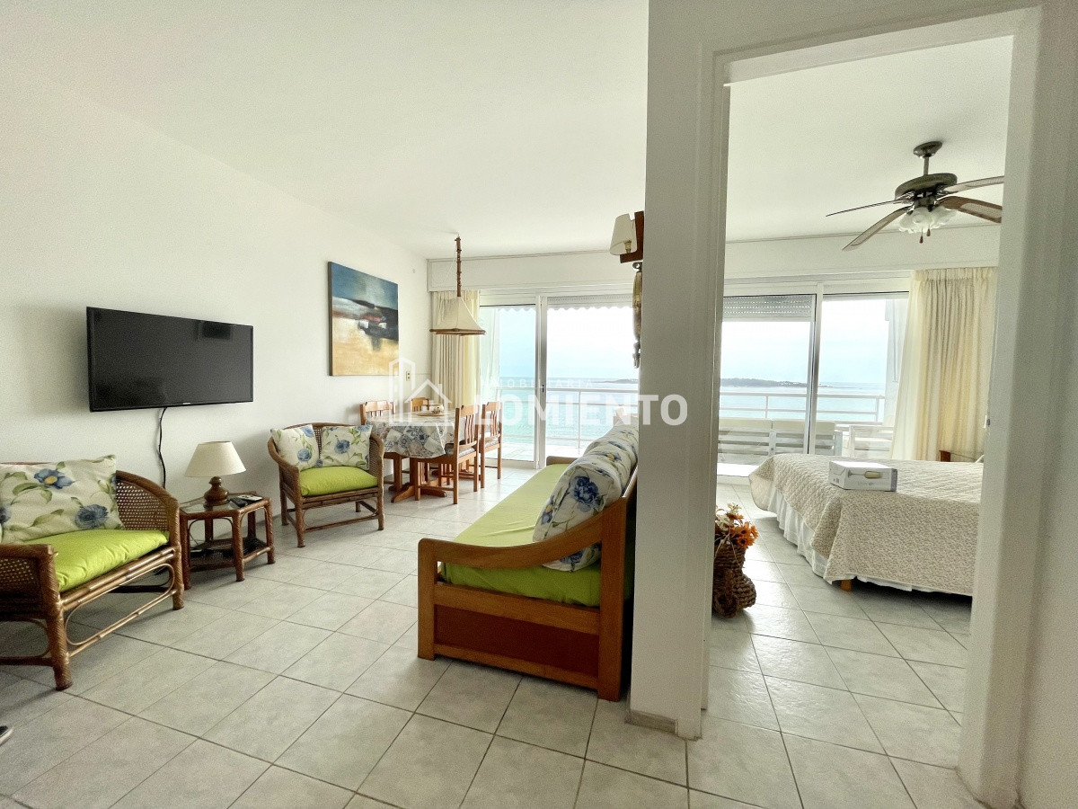 Apartamento ID.1232 - Alquiler temporada apartamento 1 dormitorio Playa Mansa, vista al mar!!