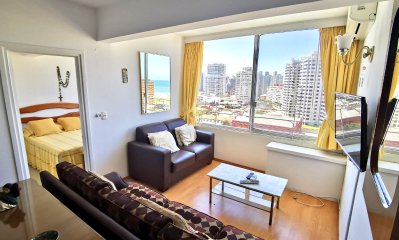 Venta apartamento 2 dormitorios zona Península frente al mar