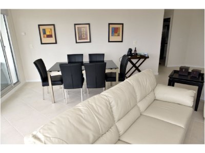 Apartamento ID.1331/Roosevelt,-Punta-del-Este-Piso-alto-con-Vista-al-Mar!-,-cómodo-y-muy-Luminoso-.-Modenos-muebles!-- - Roosevelt, Punta del Este Piso alto con Vista al Mar! , cómodo y muy Luminoso . Modenos muebles!  