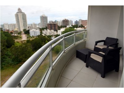 Apartamento ID.1331/Roosevelt,-Punta-del-Este-Piso-alto-con-Vista-al-Mar!-,-cómodo-y-muy-Luminoso-.-Modenos-muebles!-- - Roosevelt, Punta del Este Piso alto con Vista al Mar! , cómodo y muy Luminoso . Modenos muebles!  