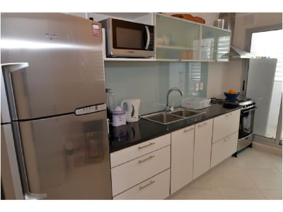 Apartamento ID.1331/Roosevelt,-Punta-del-Este-Piso-alto-con-Vista-al-Mar!-,-cómodo-y-muy-Luminoso-.-Modenos-muebles!-- - Roosevelt, Punta del Este Piso alto con Vista al Mar! , cómodo y muy Luminoso . Modenos muebles!  
