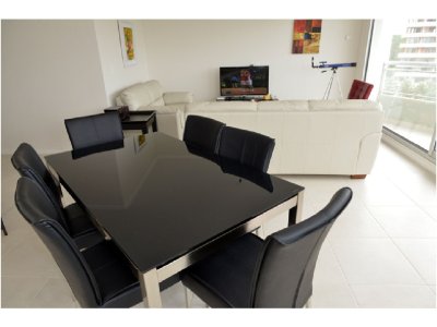 Apartamento ID.1331/Roosevelt,-Punta-del-Este-Piso-alto-con-Vista-al-Mar!-,-cómodo-y-muy-Luminoso-.-Modenos-muebles!-- - Roosevelt, Punta del Este Piso alto con Vista al Mar! , cómodo y muy Luminoso . Modenos muebles!  