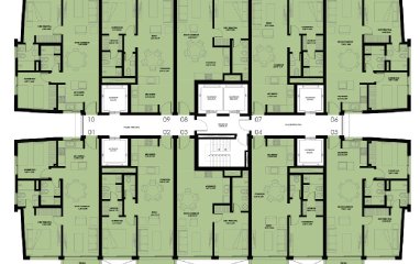 Departamento en Punta del Este, Torre   cuenta con todos los servicios.