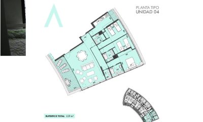Apartamento en Mansa, 3 dormitorios *
