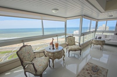 Apartamento en alquiler, frente al mar, Punta del Este!