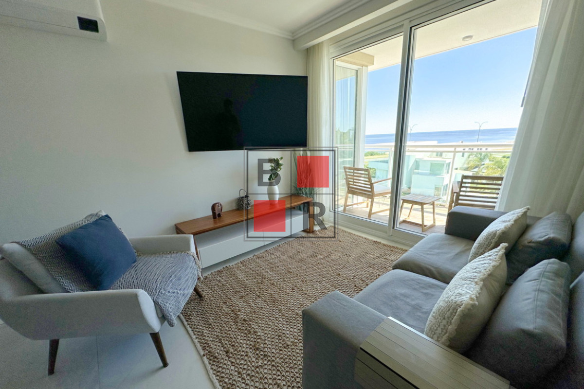 Apartamento ID.1064 - Apartamento en alquiler anual e invernal 1 dormitorio y medio con vista al Mar y parrillero