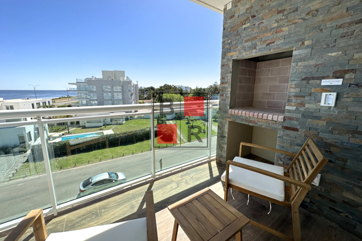 Apartamento ID.1064 - Apartamento en alquiler anual e invernal 1 dormitorio y medio con vista al Mar y parrillero