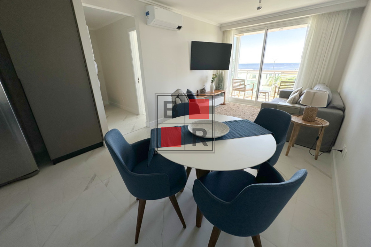 Apartamento ID.1064 - Apartamento en alquiler anual e invernal 1 dormitorio y medio con vista al Mar y parrillero