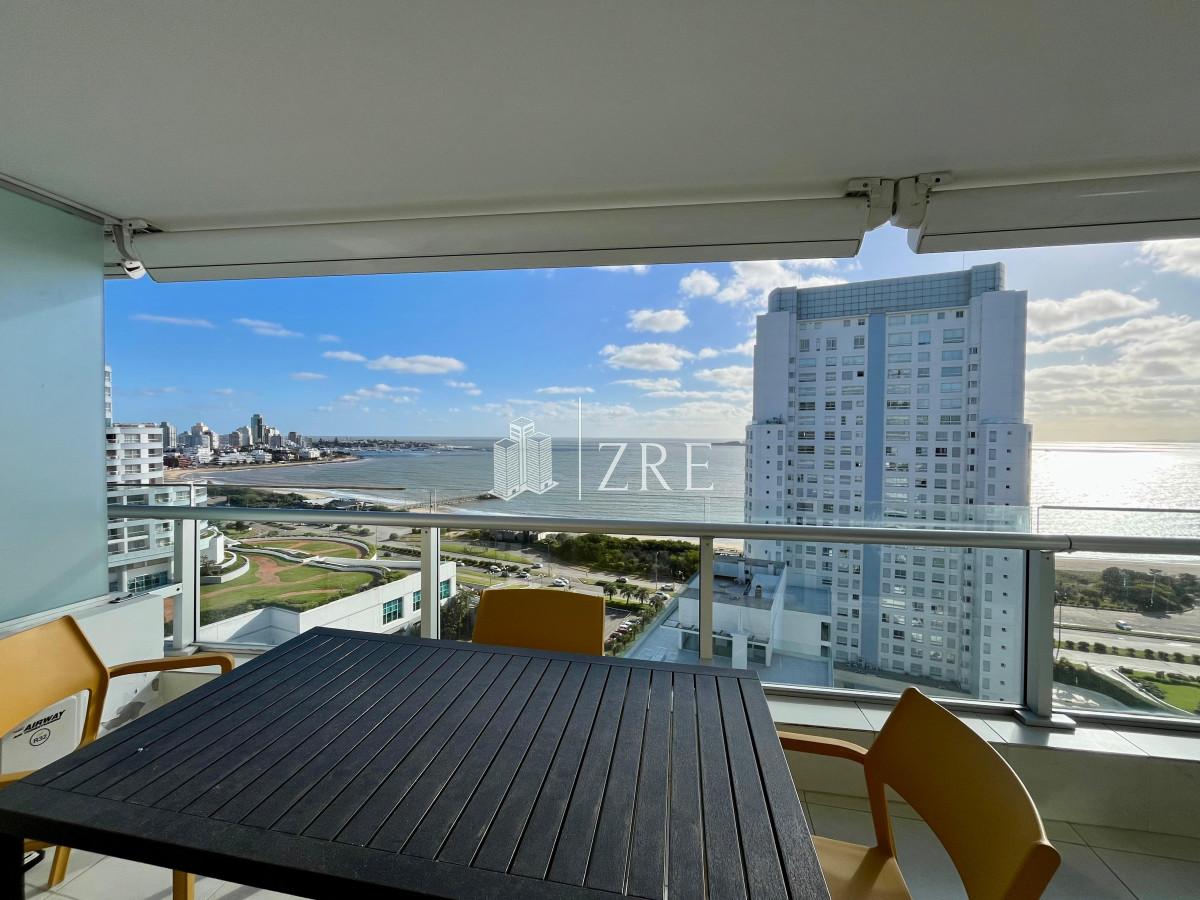 Apartamento ID.931 - Alquiler temporal, apartamento 2 dormitorios. Playa mansa, Punta del Este. 