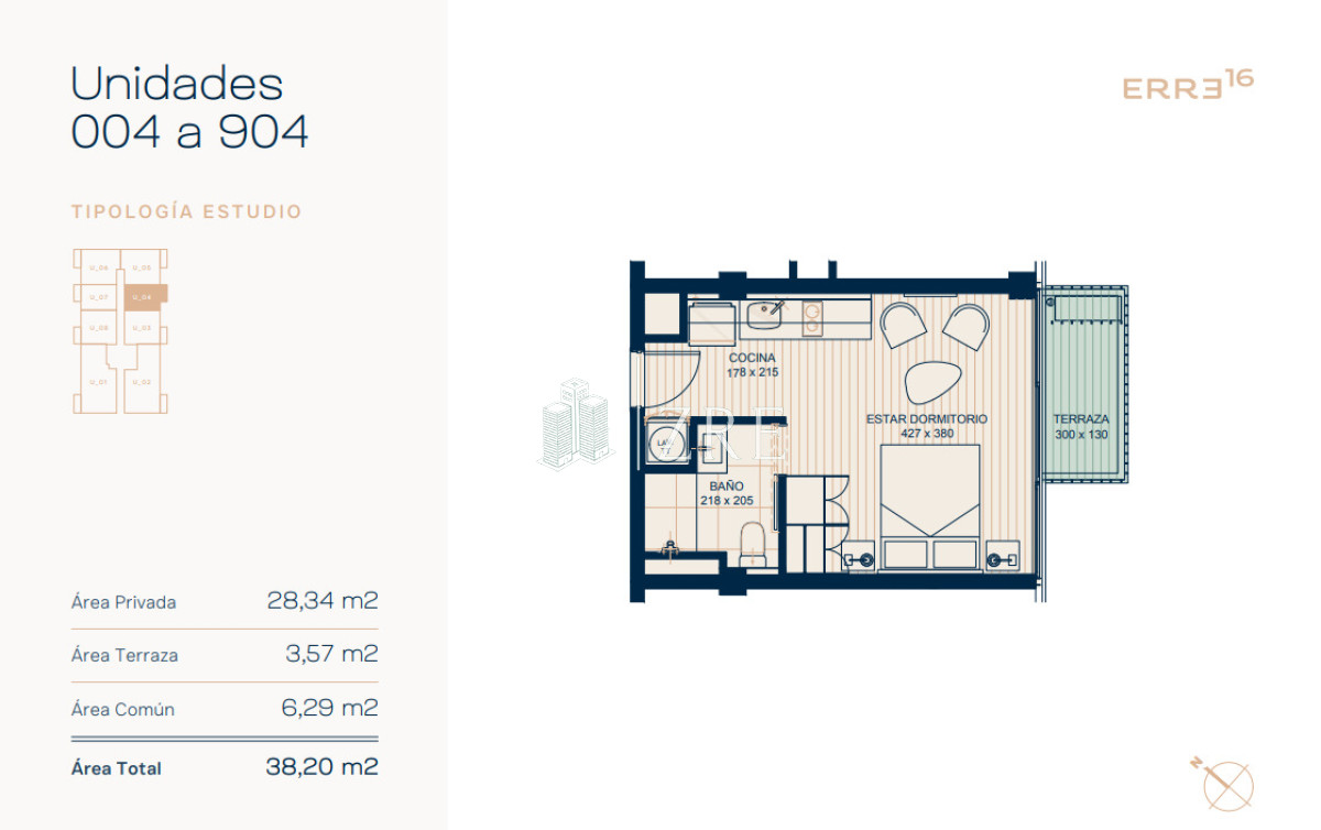 Apartamento ID.766 - Venta monoambiente. Roosevelt, Punta del Este 