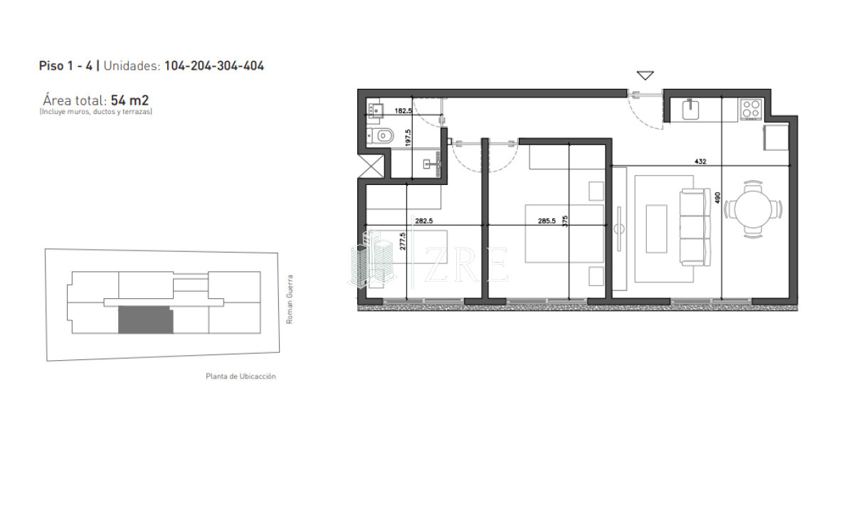 Apartamento ID.716 -  Venta Apartamento a estrenar 1 dormitorio