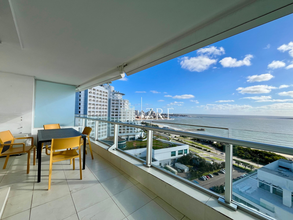 Apartamento ID.931 - Alquiler temporal, apartamento 2 dormitorios. Playa mansa, Punta del Este. 