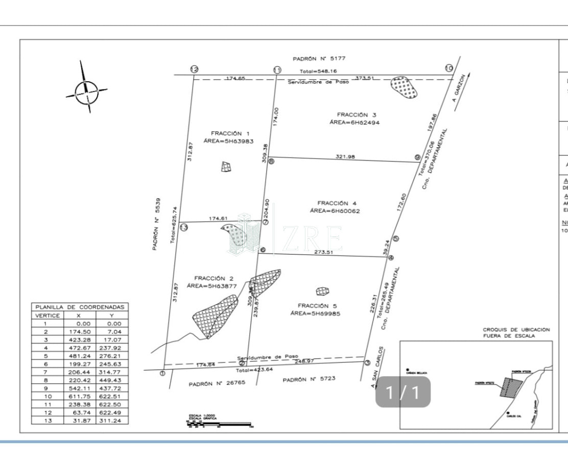 Chacra ID.200 - Venta chacra 6 hectáreas Estación José Ignacio.  