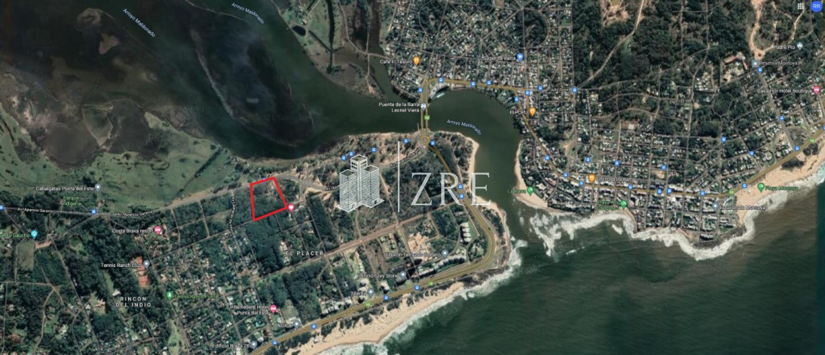 Terreno ID.148 - Lote En Venta En Rincón Del Indio, Punta Del Este A Metros De La Barra Ideal Para Inversionistas, Barrio Privado O Edificio. Agregar a favoritos