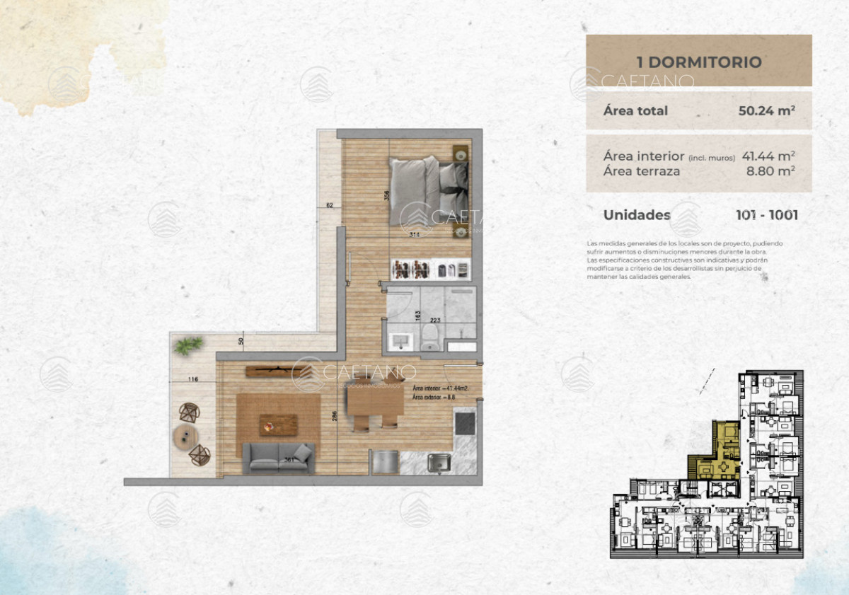 Venta Departamento  1 Dormitorio,  Roosevelt - Punta del Este - DMC16703A