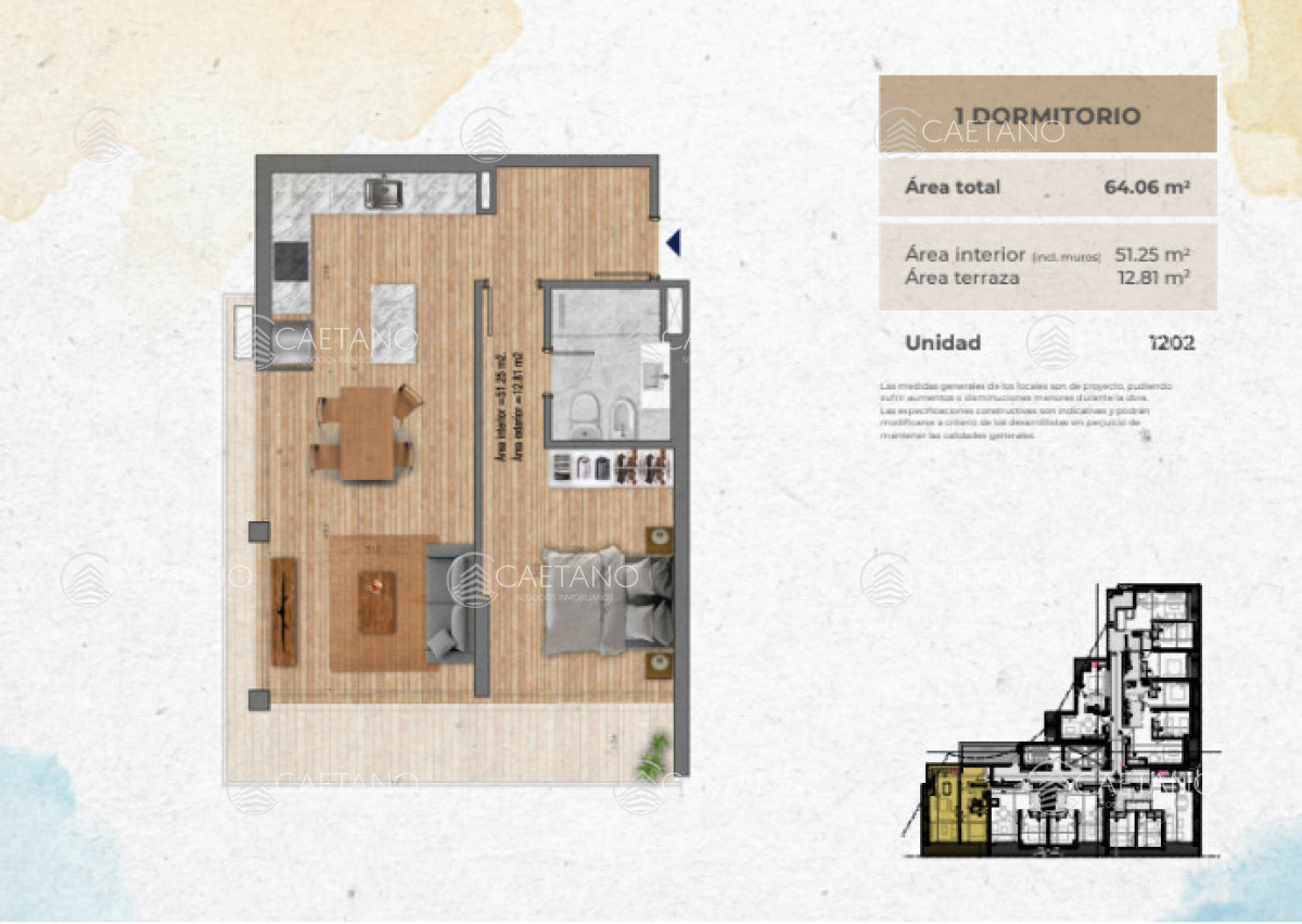 Venta Departamento  1 Dormitorio,  Roosevelt - Punta del Este - DMC16697A