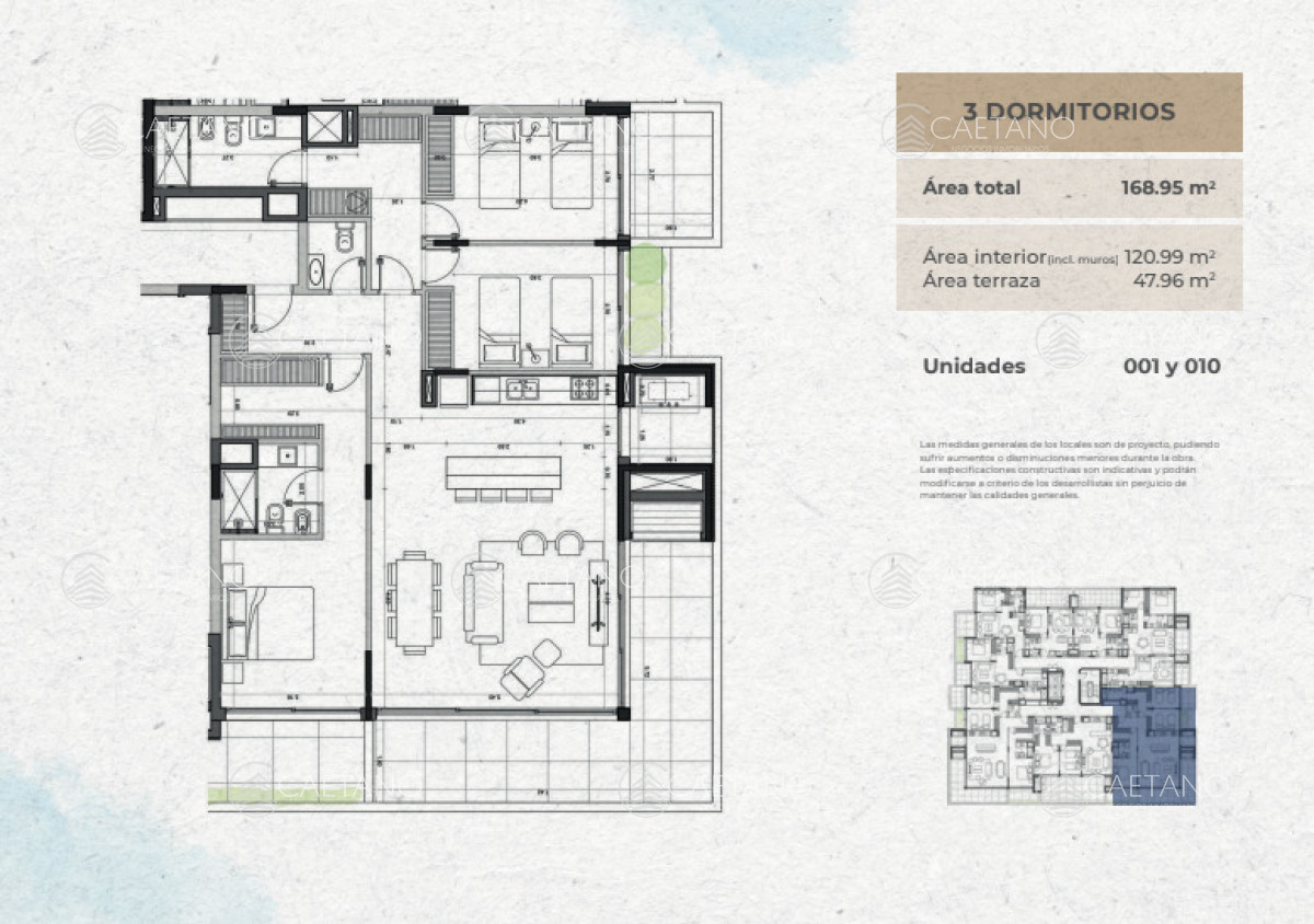 Venta apartamento 3 dormitorios Mansa Mood 32, Playa Mansa - Punta del Este - DMC16688A