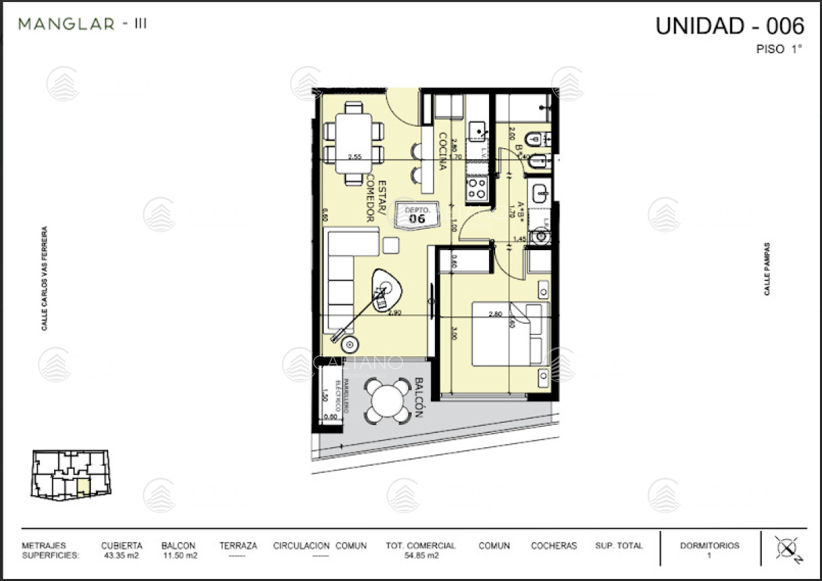 Venta. Apto. a estrenar - DMC16162A