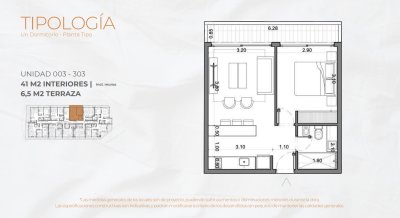 Venta apartamento 1 dormitorio. Playa mansa, Punta del Este 