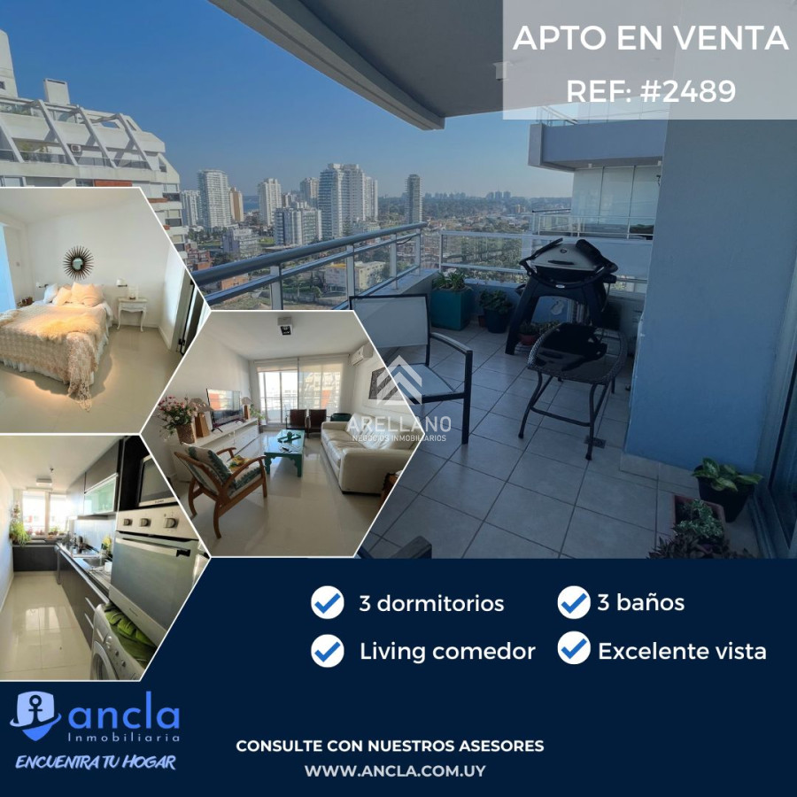 Apartamento ID.2424 - Venta apartamento 3 dormitorios 