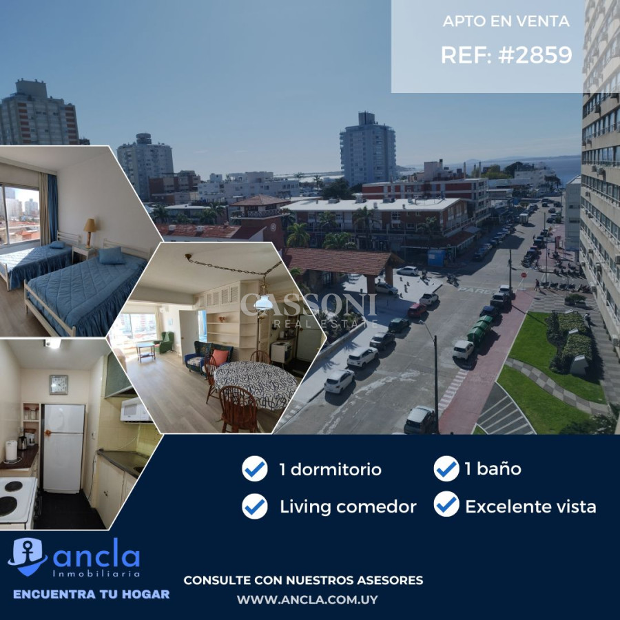 Apartamento ID.2843 - Apartamento en VENTA 1 dormitorio- Punta del Este, Península