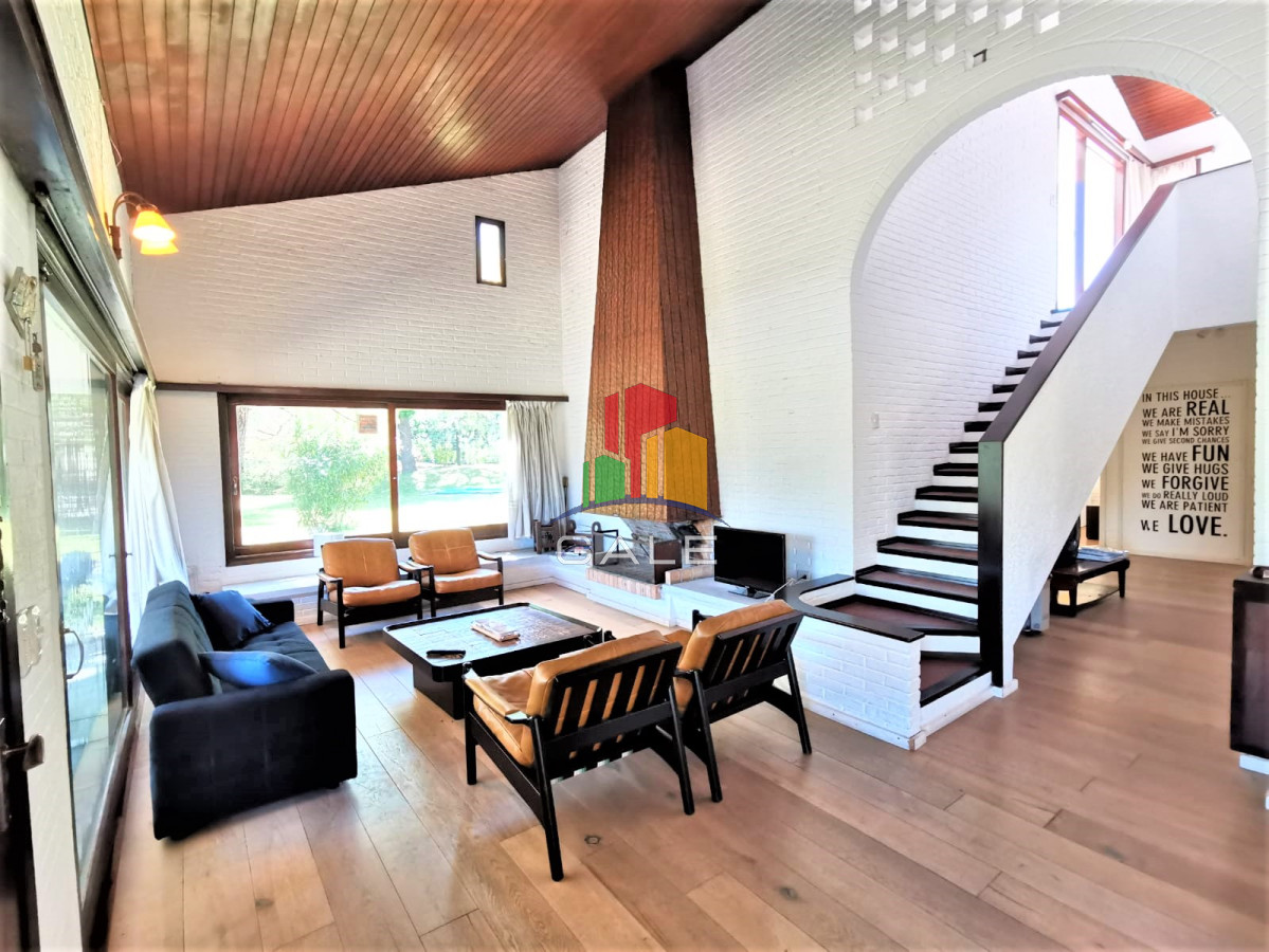 casa en alquiler anual y venta, 4 dormitorios en punta del este, zona mansa - gal1405c