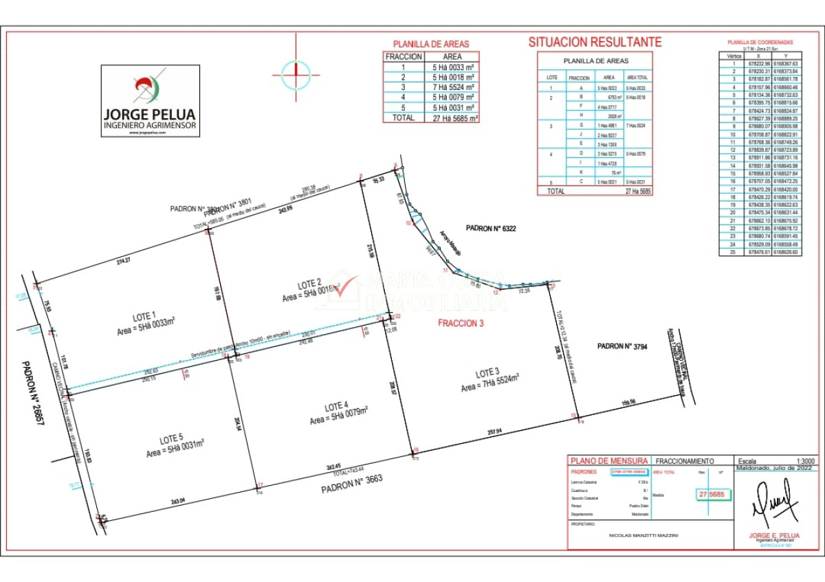 Chacra ID.40871 - Venta chacras en Pueblo Edén 