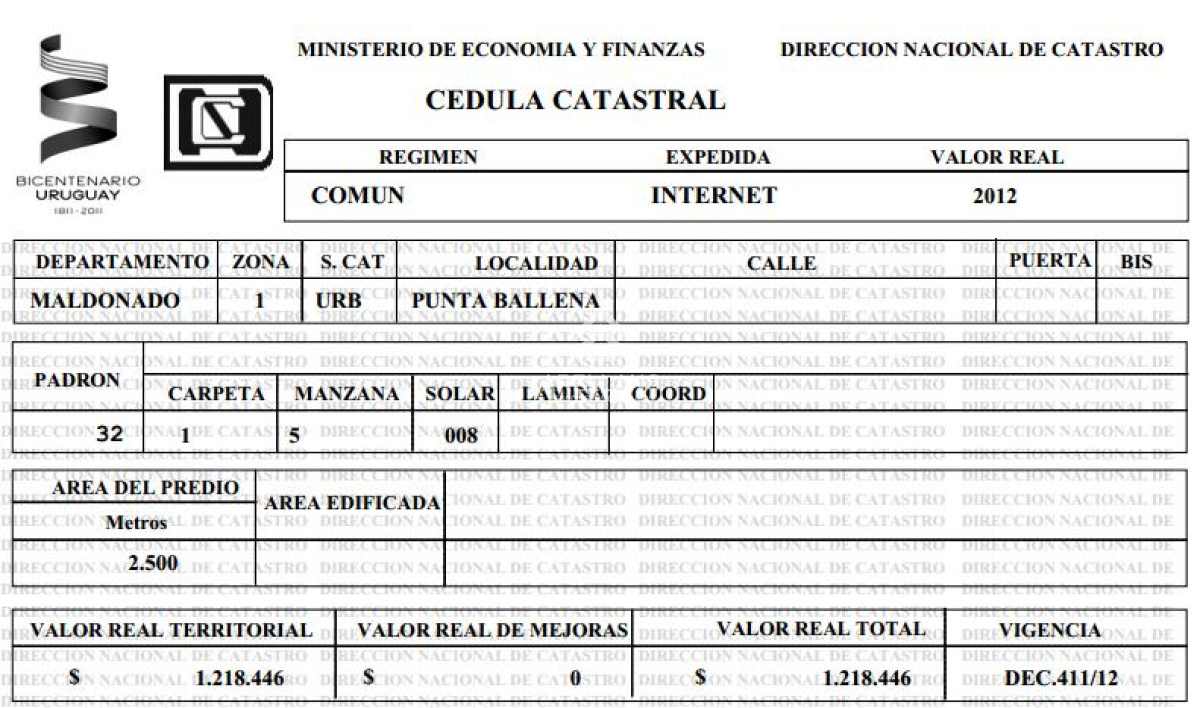 Terreno ID.6983 - Venta terreno 2500m Solanas 