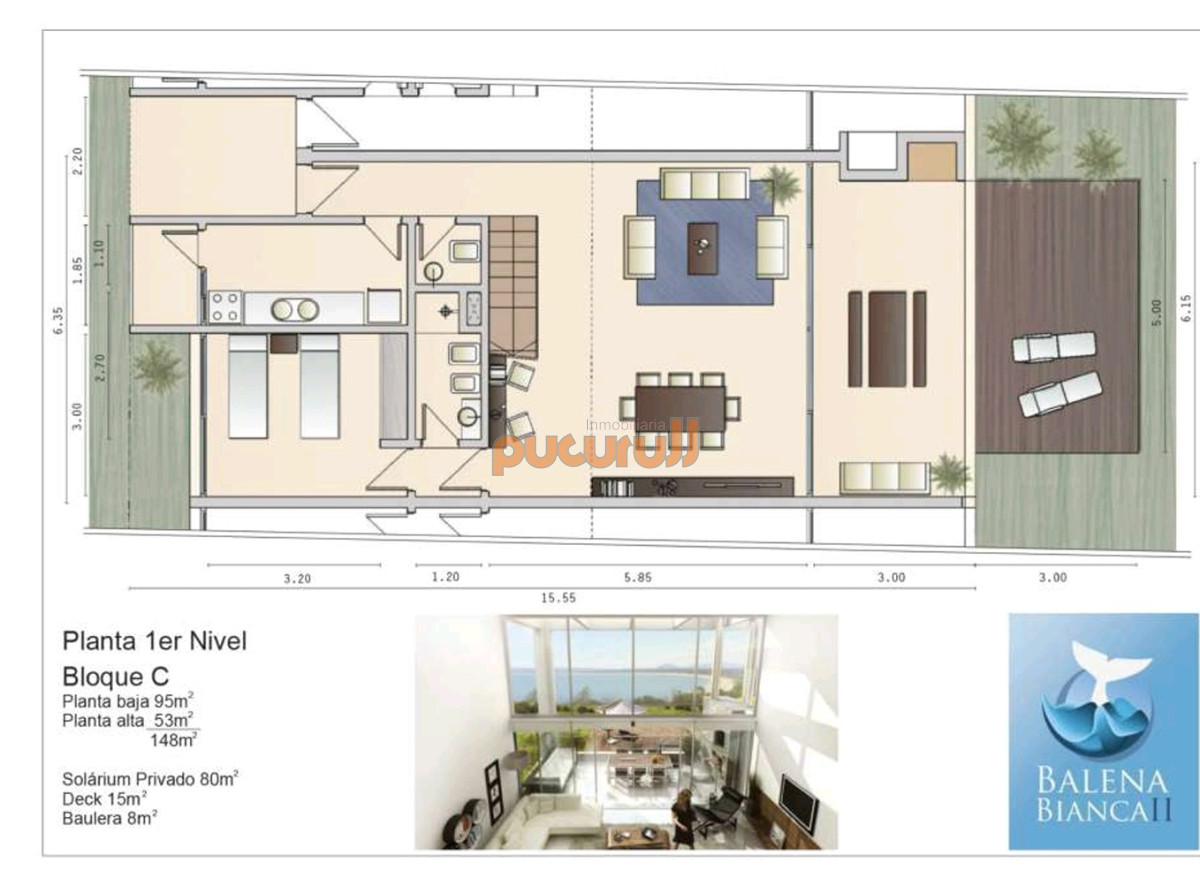 Apartamento ID.1589 - Venta Apartamento en Punta Ballena, vista al atardecer 