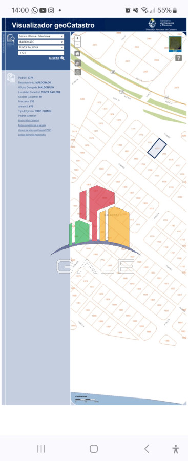 Gale Propiedades & Escribanía Terreno ID.4306 - Terreno en venta Tio Tom