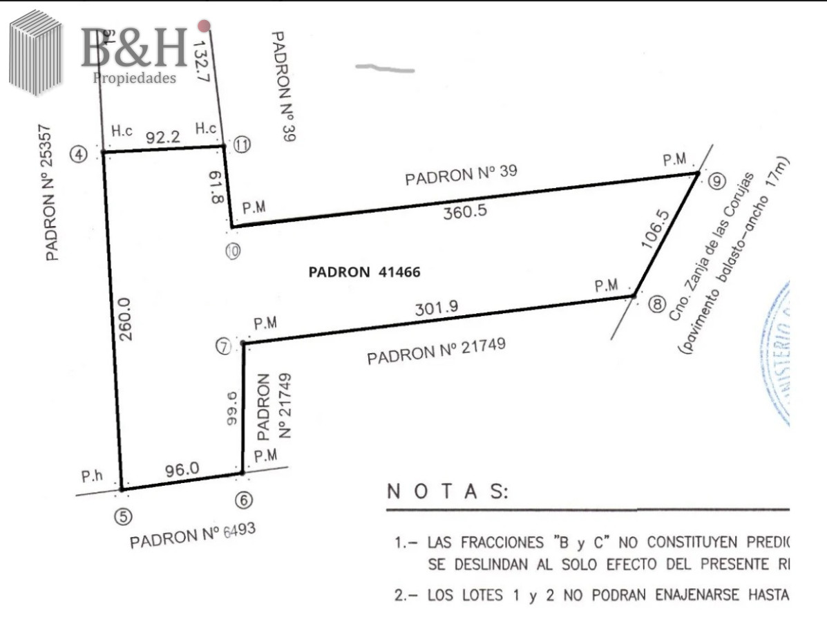 Chacra ID.7179 - Venta chacra en zona La Pataia Punta Ballena 
