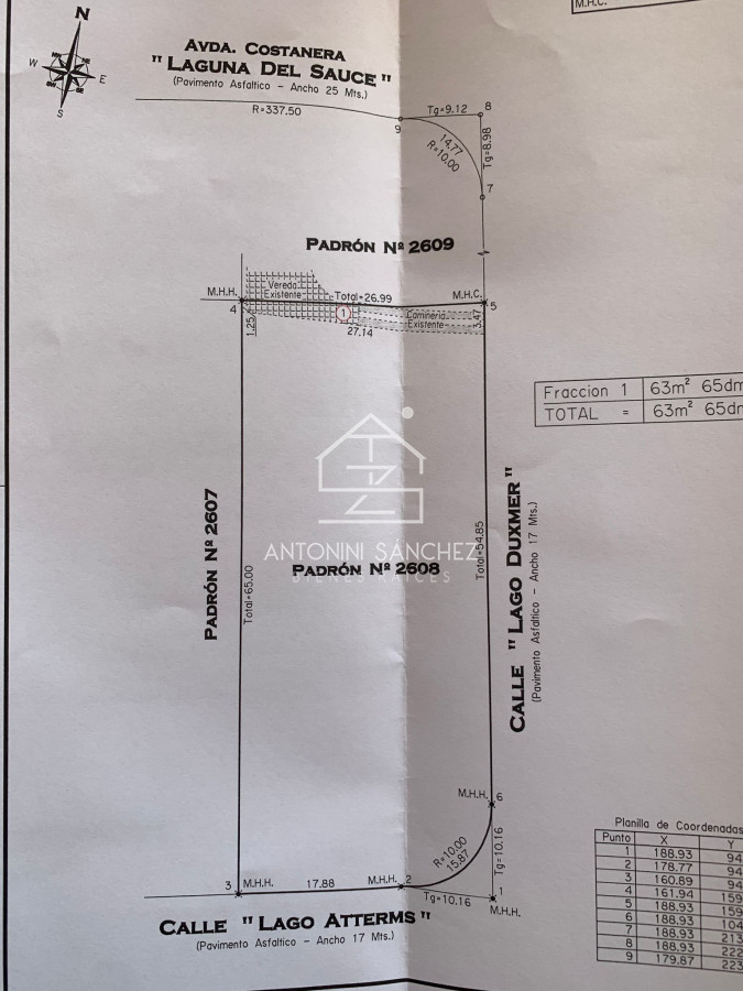 Terreno ID.1716 - Venta terreno en Club del lago Punta Ballena 