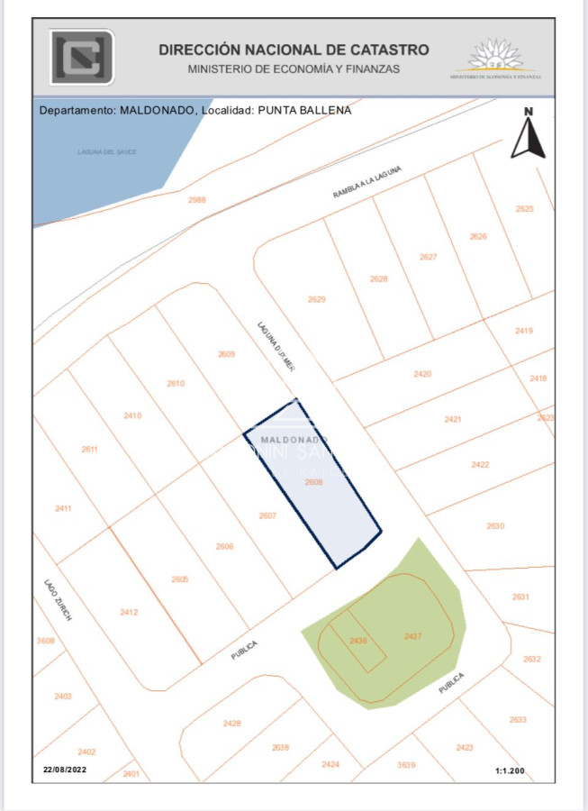 Terreno ID.1716 - Venta terreno en Club del lago Punta Ballena 