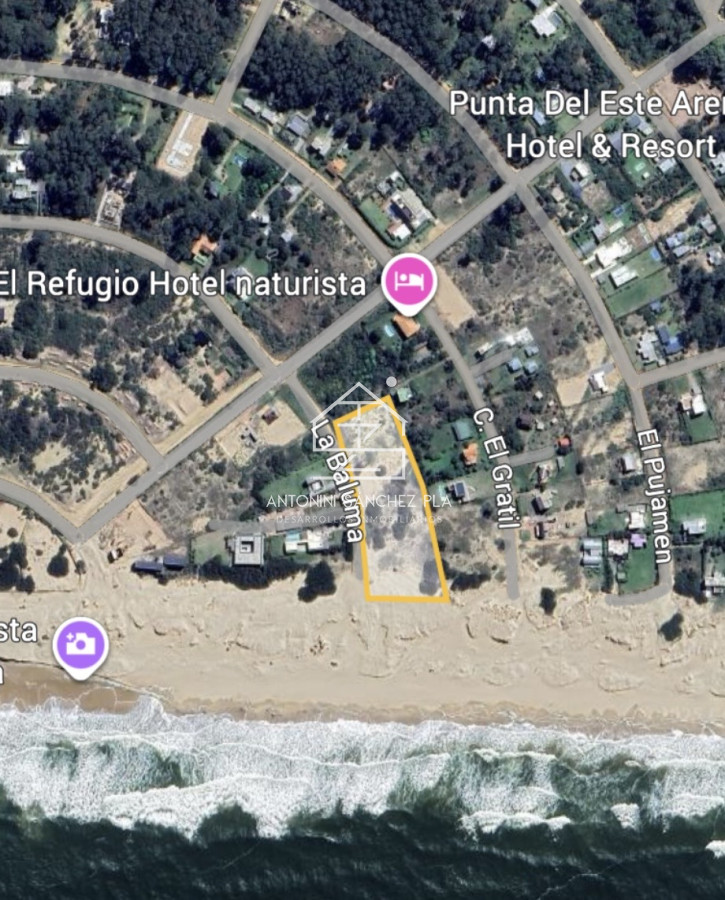 Terreno ID.4086 - Venta en exclusiva terreno primera línea al mar 