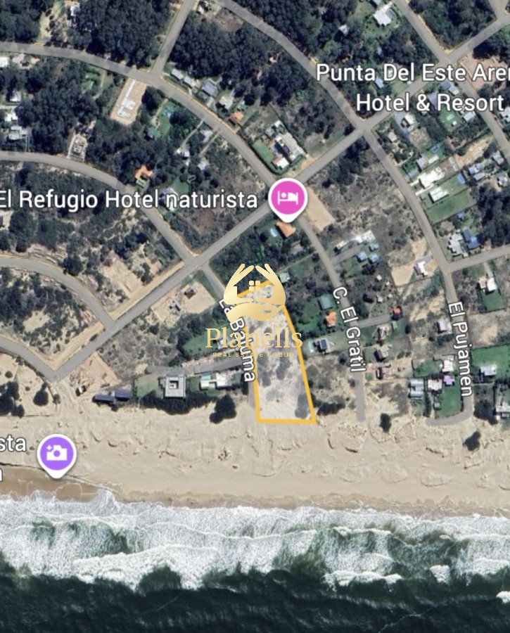 Venta en exclusiva terreno primera línea al mar 17