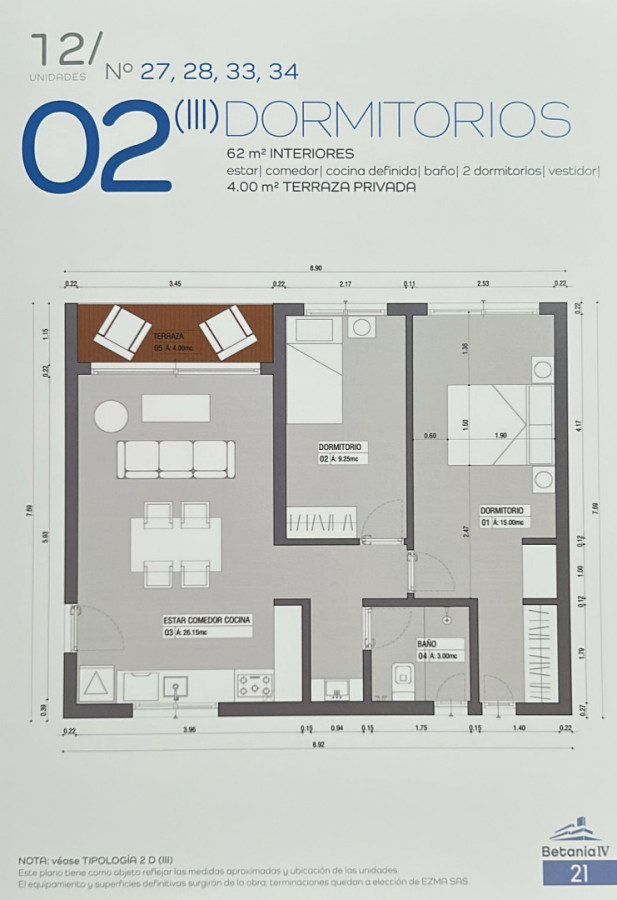 Apartamento ID.7074 - Apartamento en Maldonado, 4 H