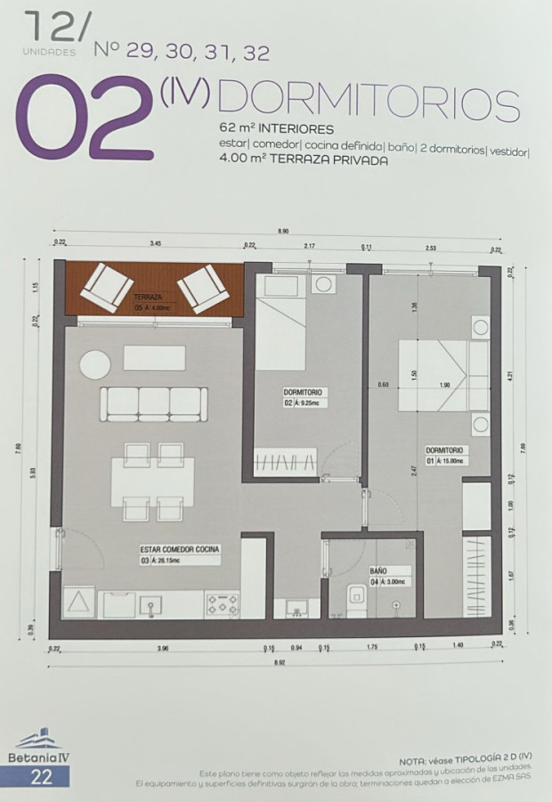 Apartamento ID.7074 - Apartamento en Maldonado, 4 H